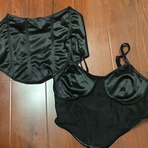 thin corset somewhat see through